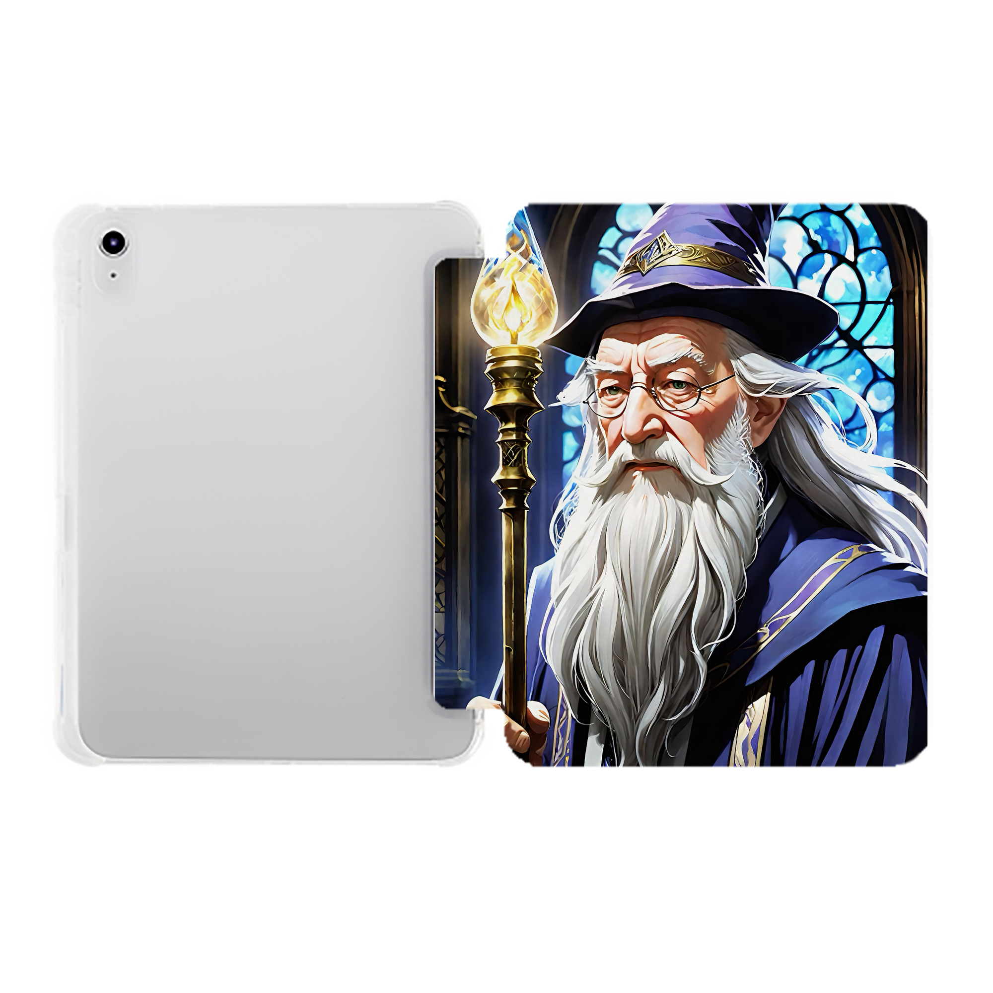 （画像用） Harry Potter ハリー・ポッターシリーズ IPad ケース ペン収納付き 三つ折りスタンド PUレザー×シリコン 対応機種9.5/10.5/10.9インチ